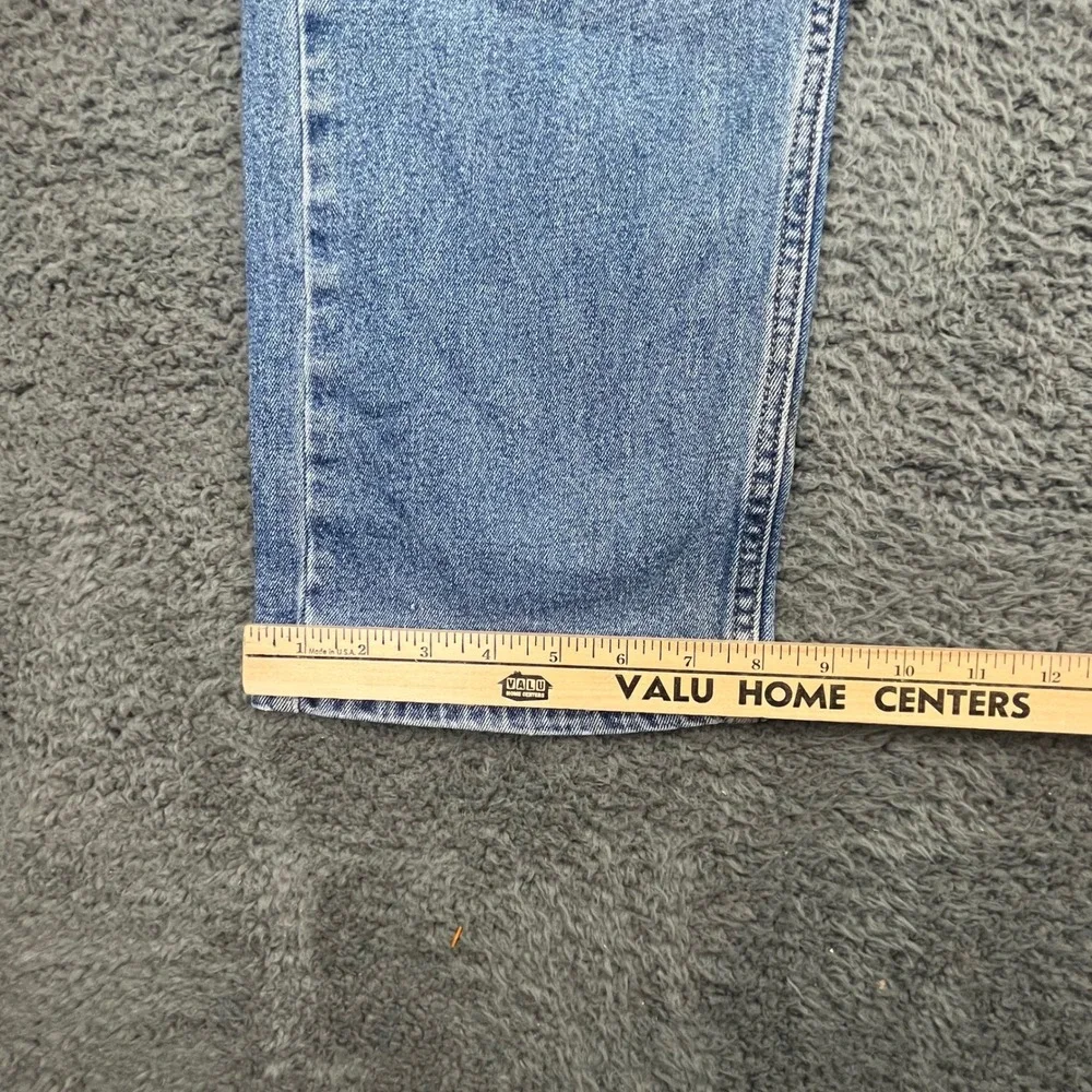 Levi Strauss & Co Mens 36x34 505 Straight Leg Blue Wash Denim Jeans‎